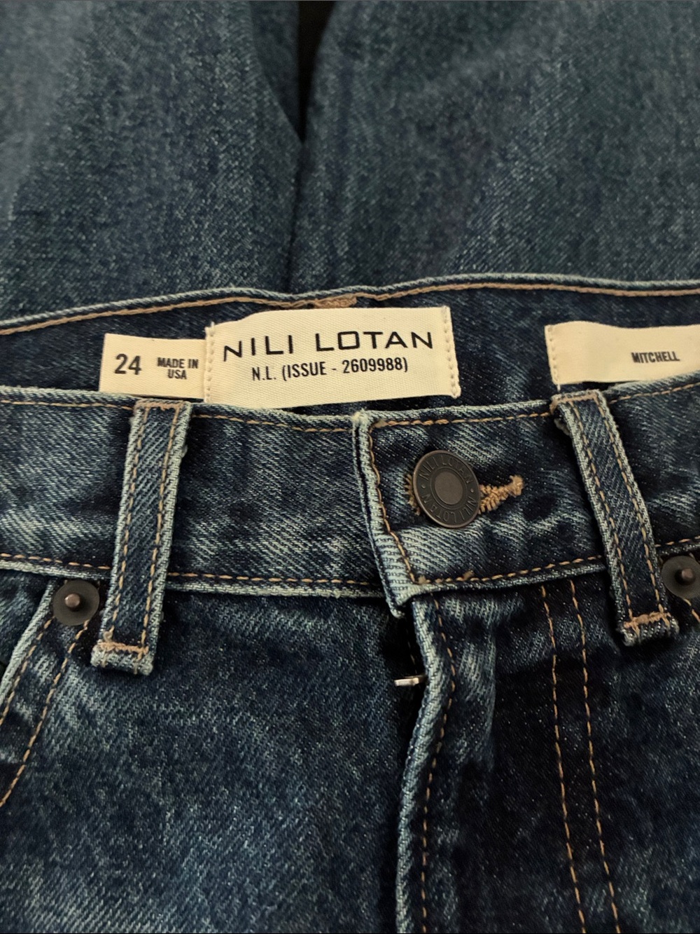Nili Lotan Women’s Jeans in Indigo Blue
